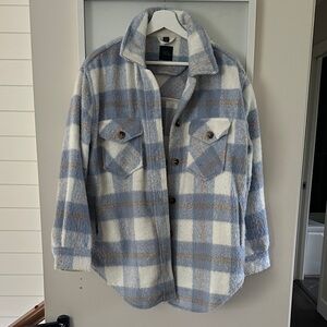 RDI Blue and White Plaid Jacket